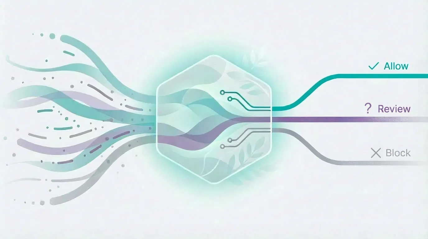 Email Validation, built around decisions